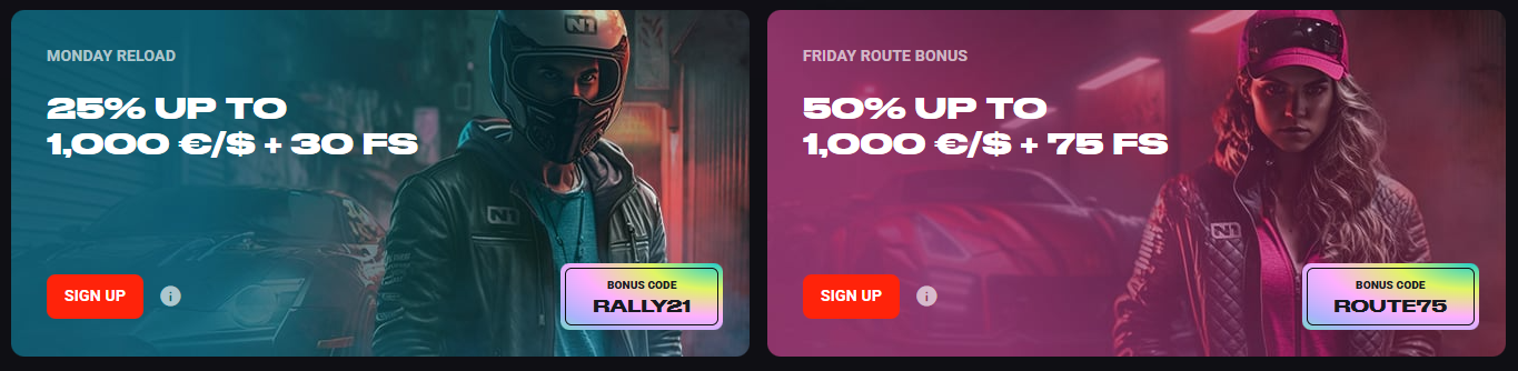 N1 Casino bonus